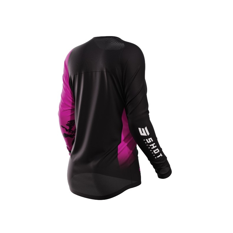 Moteriški motokroso marškinėliai Shot Contact Shelly 2.0 black and pink išpardavimas