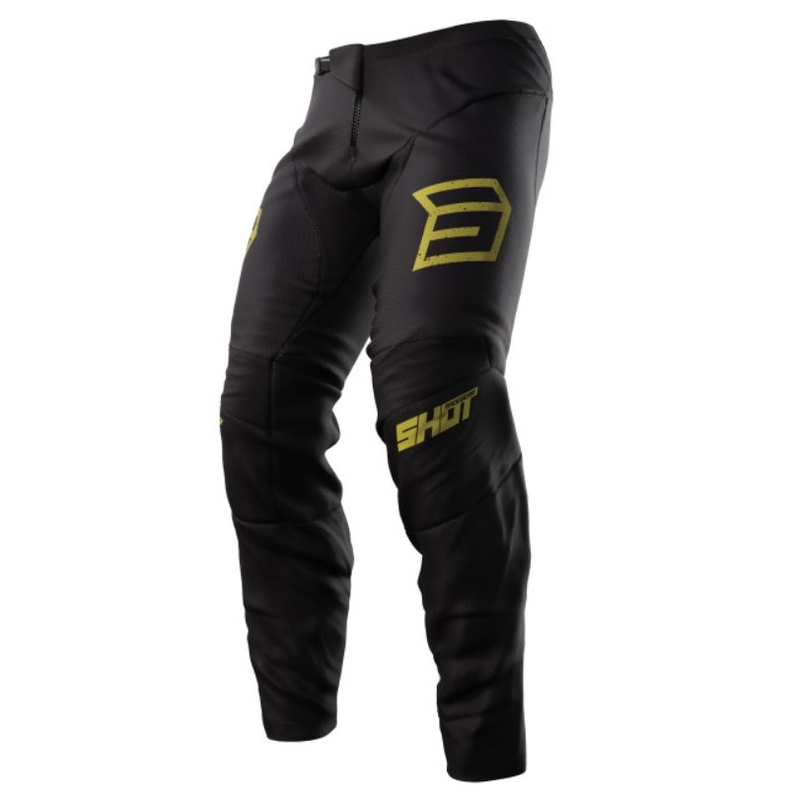 Motokroso kelnės Shot Devo Army black-gold išpardavimas