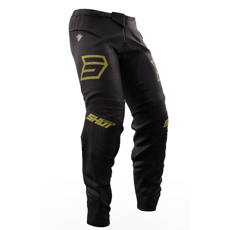 Motokroso kelnės Shot Devo Army black-gold išpardavimas