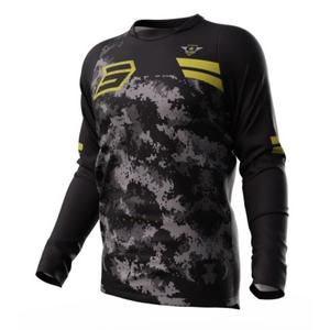 Motokroso marškinėliai Shot Devo Army black-grey-gold išpardavimas