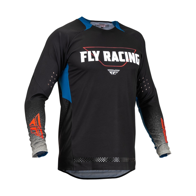 Motokrosový dres FLY Racing Evolution DST. modro-šedo-černý výprodej