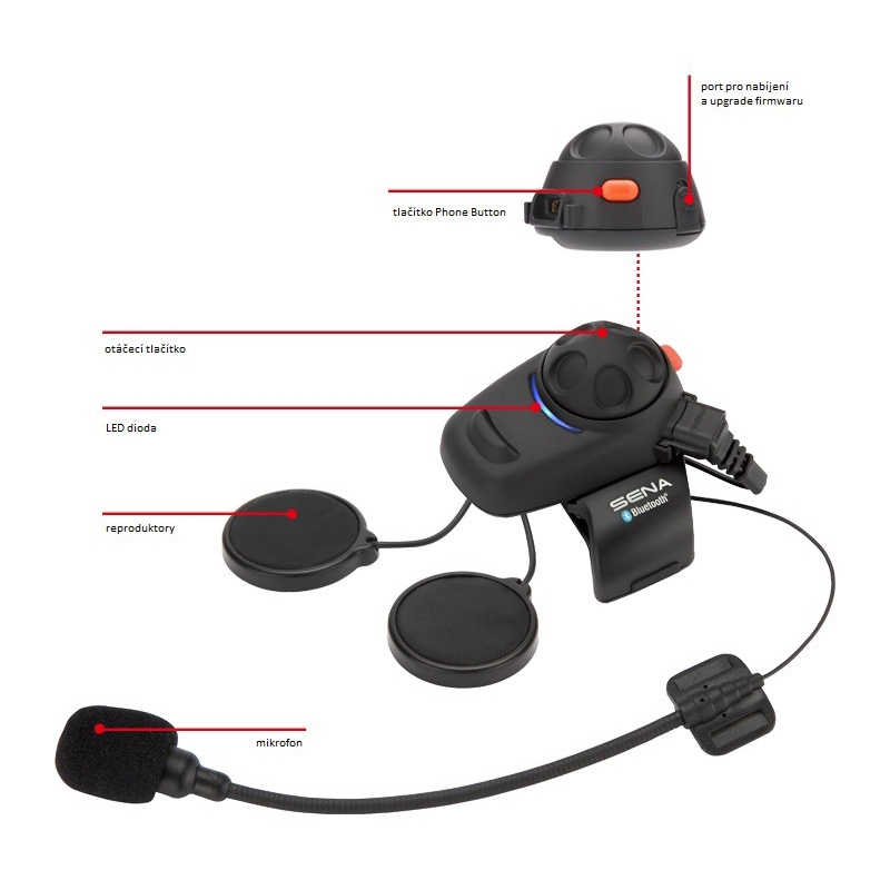 "Bluetooth" laisvų rankų įrangos ausinės SENA SMH5