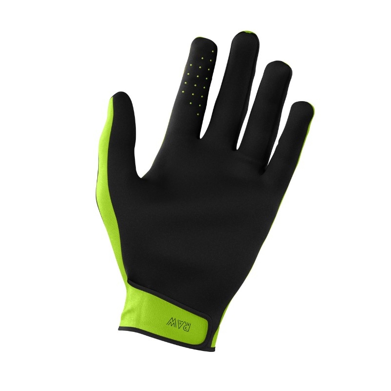 Motokroso pirštinės Shot Raw black-fluo green išpardavimas