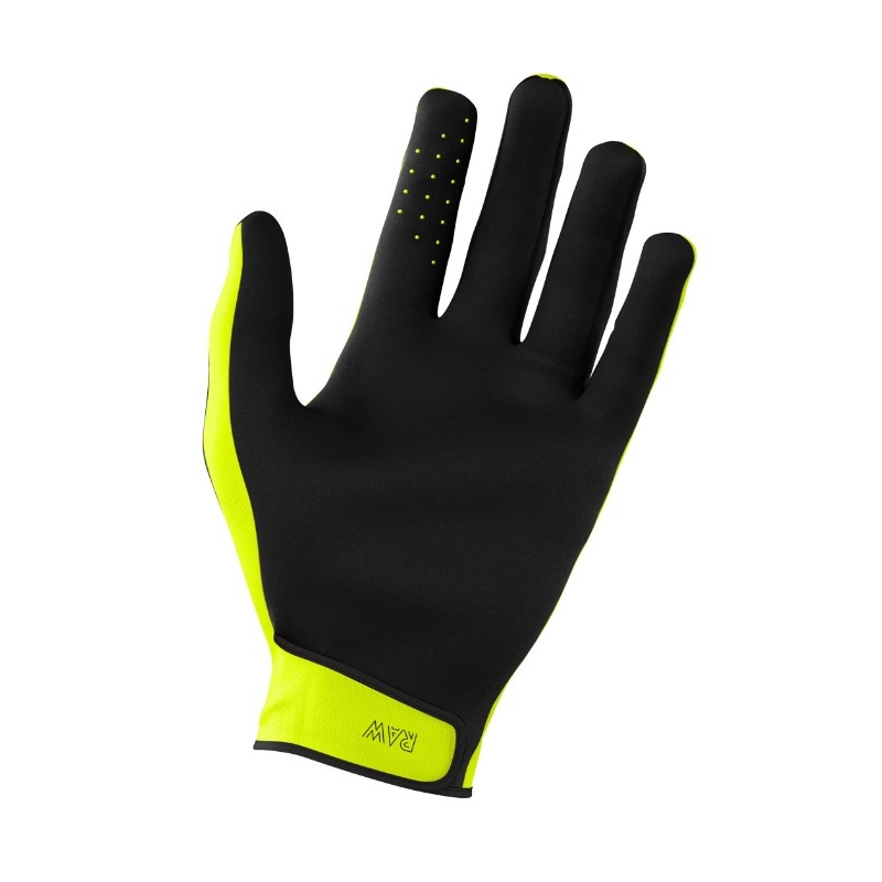 Motokroso pirštinės Shot Raw black-fluo yellow išpardavimas