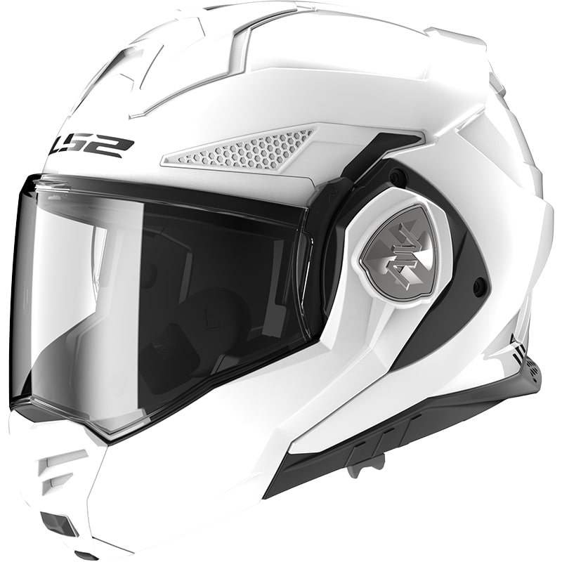 LS2 FF901 Advant X Solid White sulankstomas motociklininko šalmas