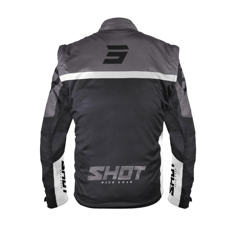 Softshellová bunda Shot Softshell Lite 2.0 černo-bílá výprodej