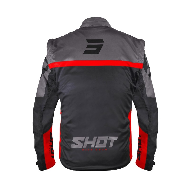 Softshellová bunda Shot Softshell Lite 2.0 černo-červená