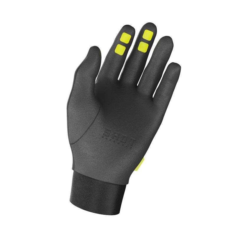 Motokroso pirštinės Shot Climatic 3.0 juoda-fluo geltona