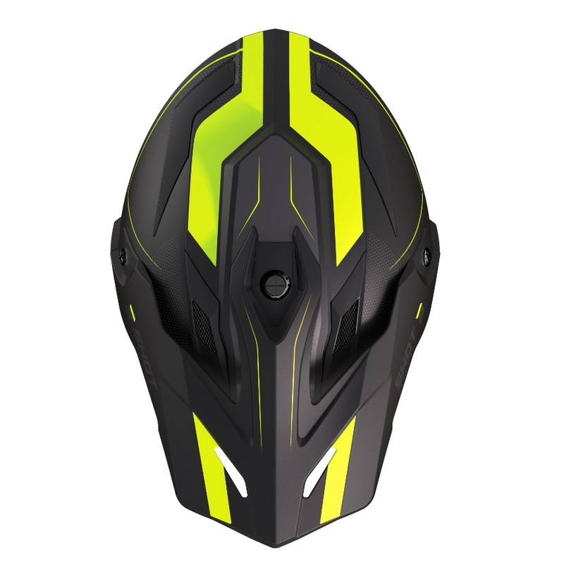 Enduro šalmas Trek Rally juoda-fluo geltona