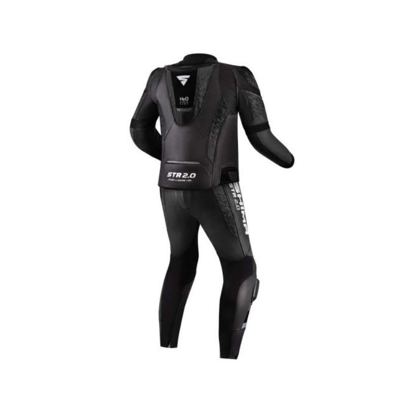 "Shima STR 2.0" juodai pilkas motociklininko kombinezonas