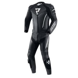 "Rebelhorn Fighter" juodai baltas motociklininko kombinezonas išpardavimas