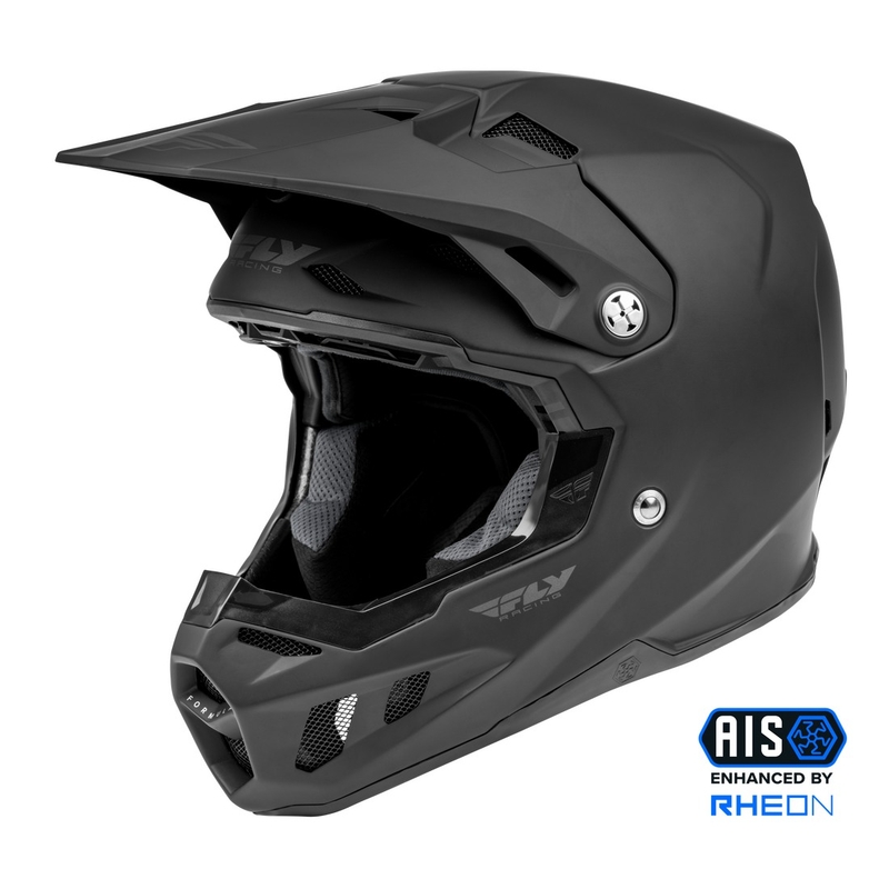 Motokroso šalmas FLY Racing Formula Solid black matt