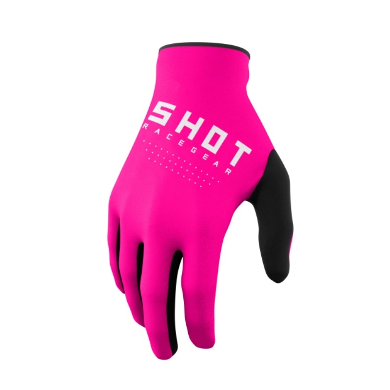 Vaikiškos motokroso pirštinės Shot Raw Kid pink išpardavimas