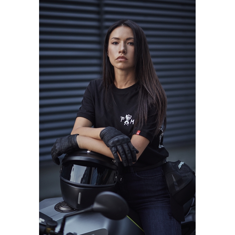 Moteriški motociklininko džinsai PANDO MOTO Kusari Cor 02 blue išpardavimas
