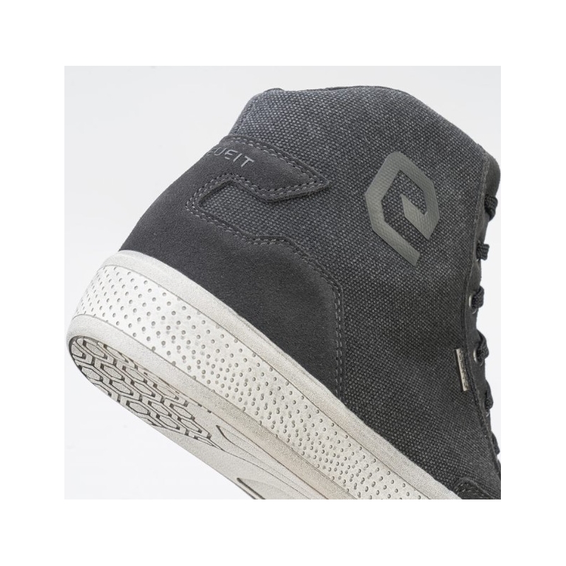 "Eleveit Antibes WP Canvas Black" juodi motociklininko batai