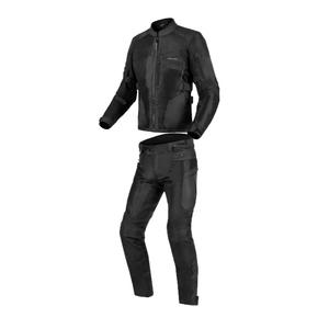 "Rebelhorn Scandal II" juodas motociklininko kombinezonas išpardavimas