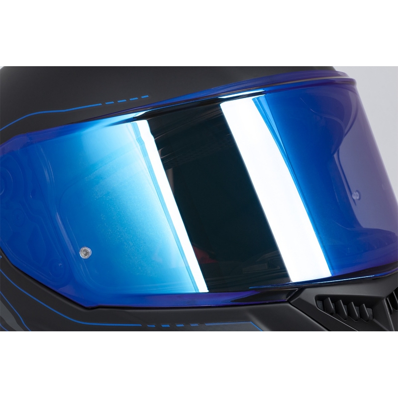 Integral motociklininko šalmas Cassida Integral GT 2.1 Flash black-blue-grey