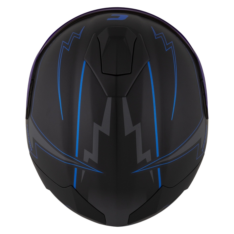 Integral motociklininko šalmas Cassida Integral GT 2.1 Flash black-blue-grey