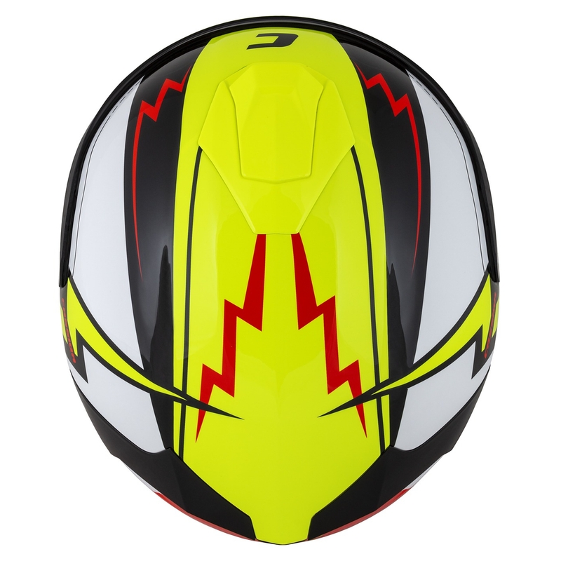 "Integral" motociklininko šalmas Cassida Integral GT 2.1 Flash fluo yellow-red-black-white