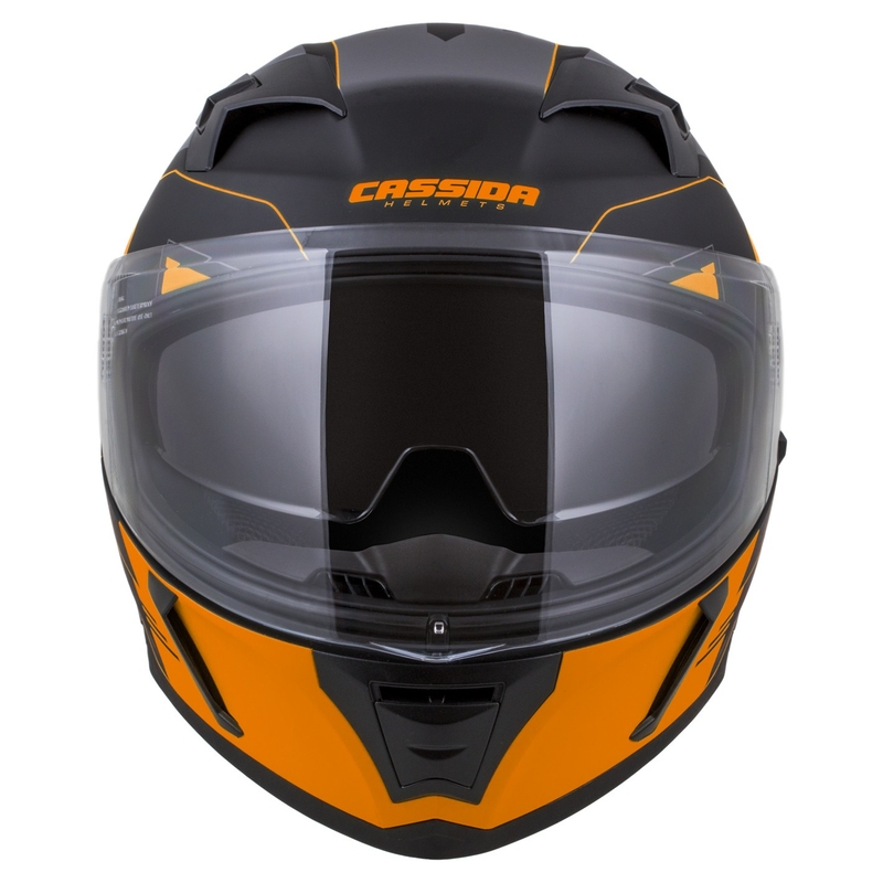 Integralinis šalmas Cassida Integral 3.0 RoxoR black-orange