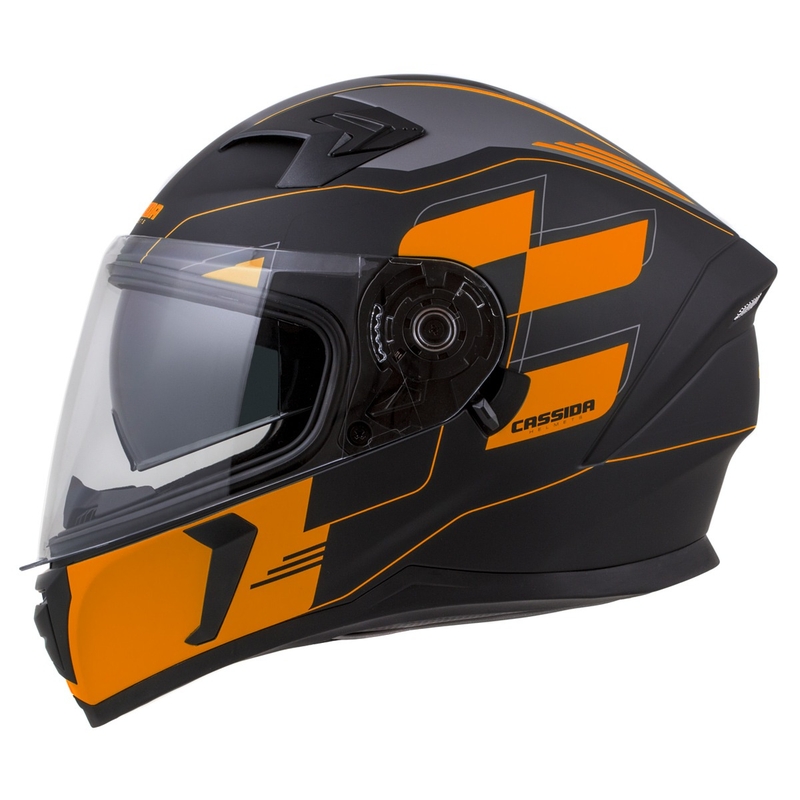Integralinis šalmas Cassida Integral 3.0 RoxoR black-orange