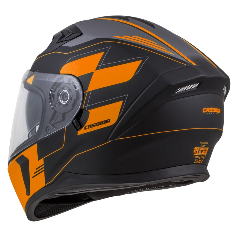 Integralinis šalmas Cassida Integral 3.0 RoxoR black-orange