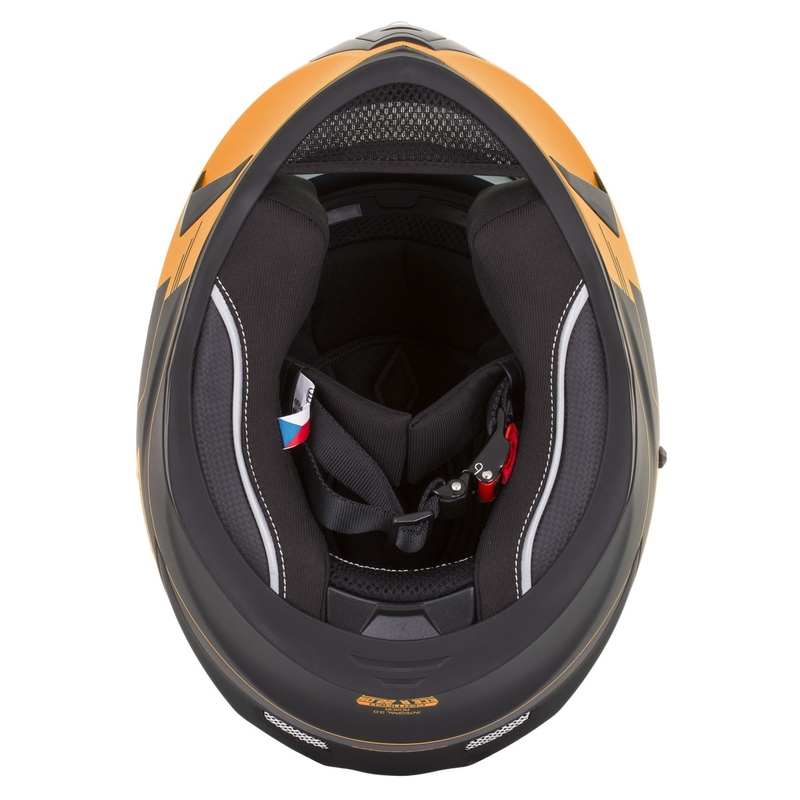 Integralinis šalmas Cassida Integral 3.0 RoxoR black-orange