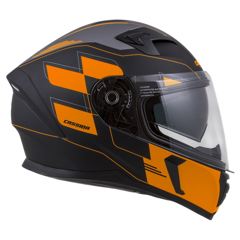 Integralinis šalmas Cassida Integral 3.0 RoxoR black-orange