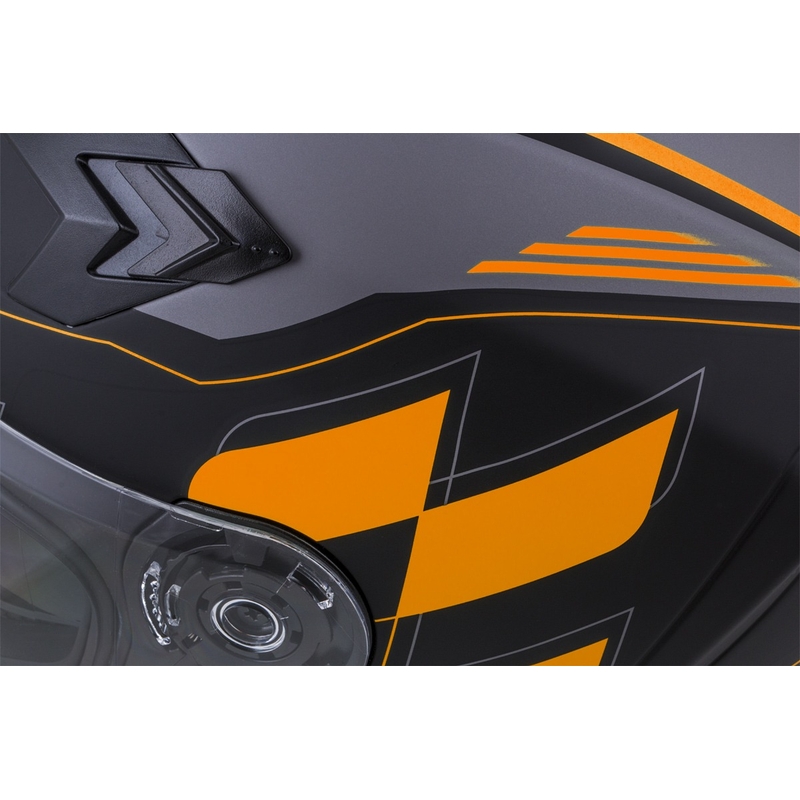 Integralinis šalmas Cassida Integral 3.0 RoxoR black-orange