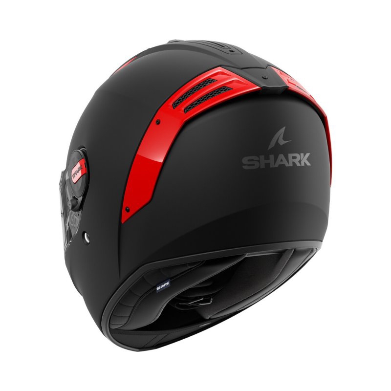 Integrální přilba na motorku SHARK SPARTAN RS Blank SP černo-červená matná