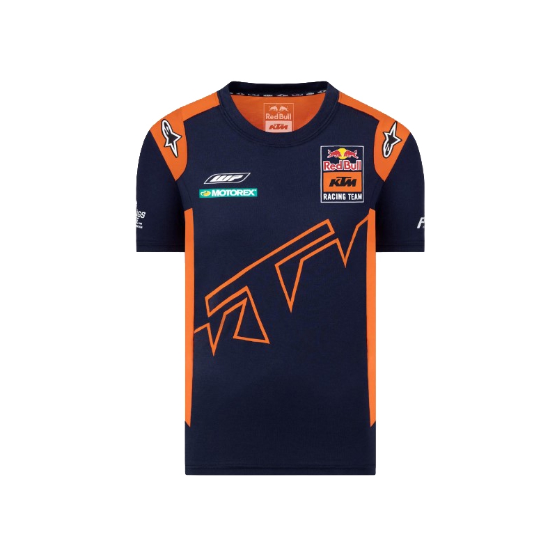 Dětské triko KTM Red Bull Racing Official Teamline modro-oranžové