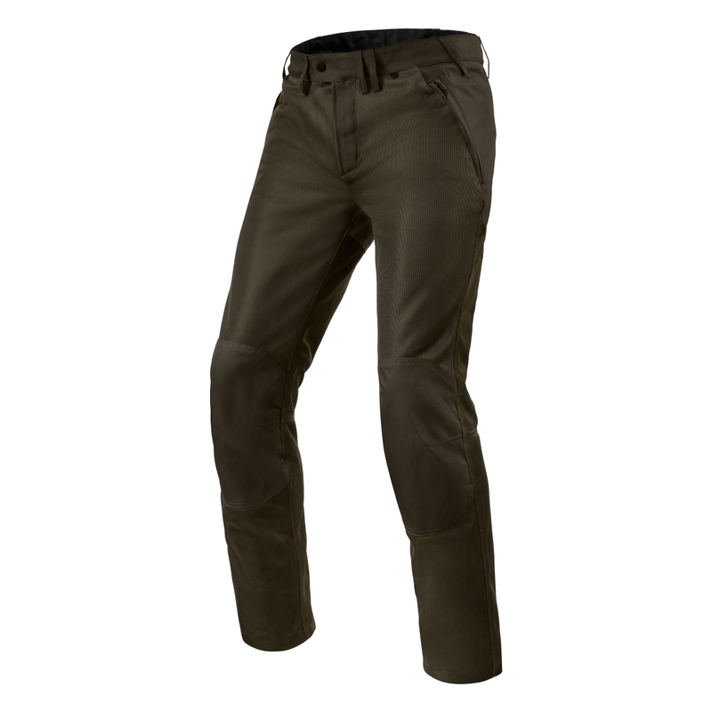 "Revit Eclipse 2" alyvuogių žalios spalvos prailgintos motociklininko kelnės