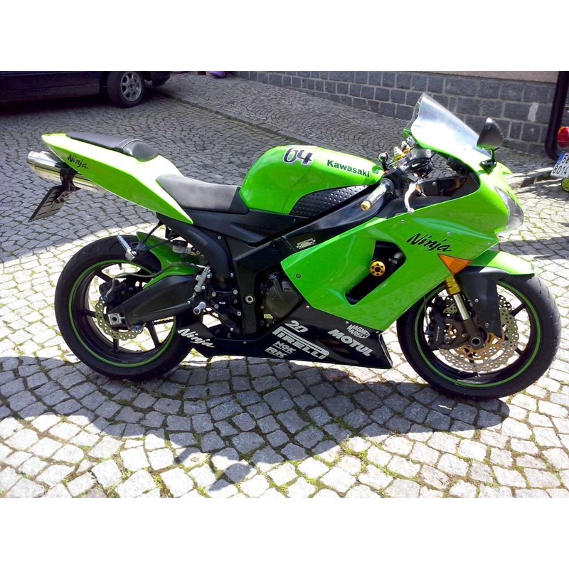 Kawasaki ZX-6R (05-06) be aptakų modifikacijos Klasikinis