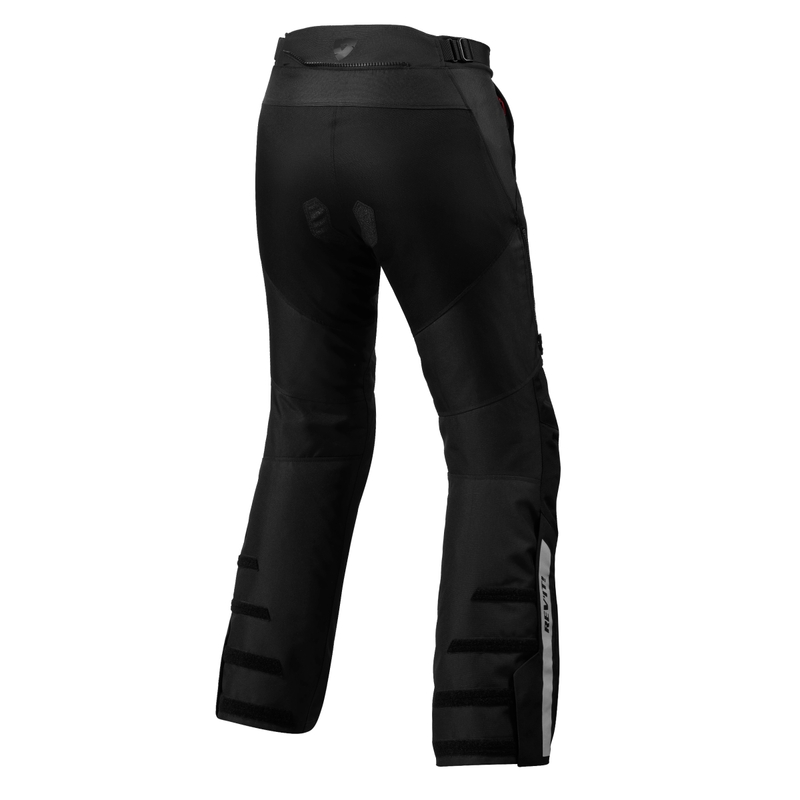 Moteriškos Revit Outback 4 H2O motociklininko kelnės juodos spalvos
