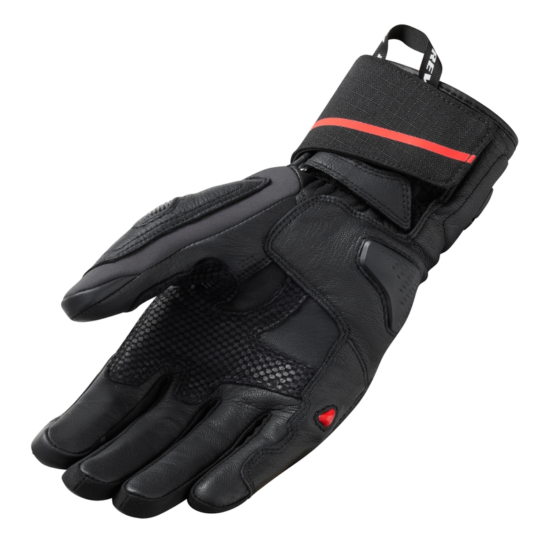 Motociklininko pirštinės Revit Summit 4 H2O black-grey
