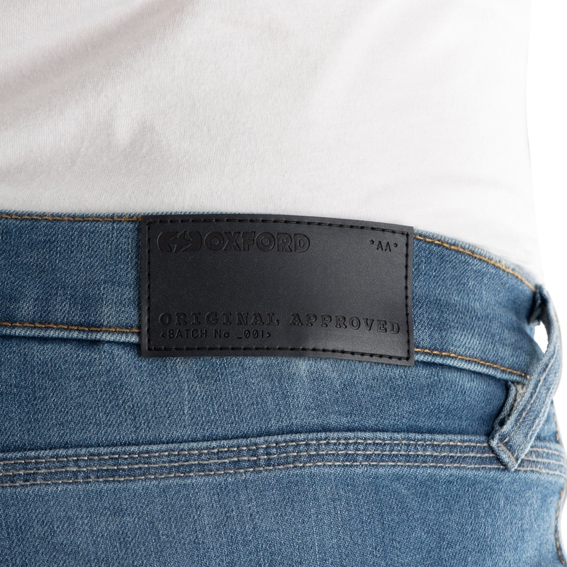 "Oxford Original Approved Jeans AA Slim fit šviesiai mėlynos spalvos
