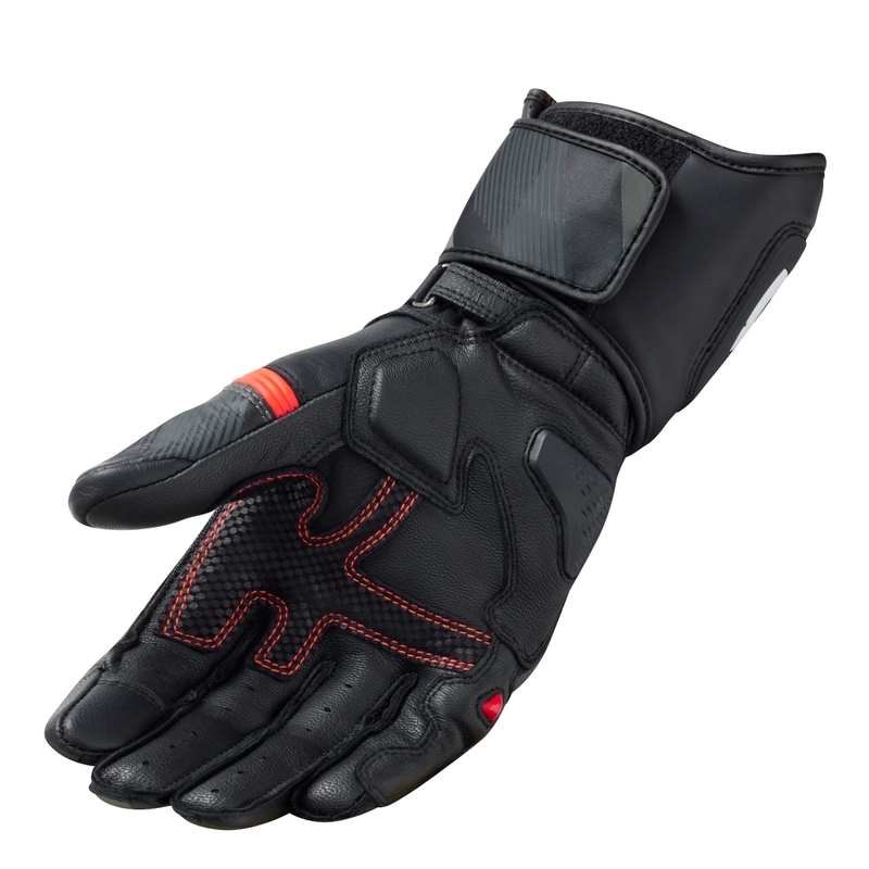 Motociklininko pirštinės Revit League 2 black-fluo red