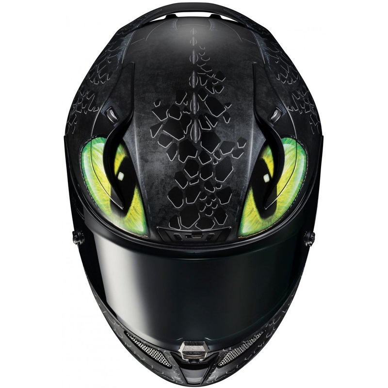 Integrální přilba na motorku HJC RPHA 11 Toothless MC4SF černo-zelená