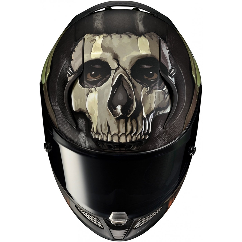 Integrální přilba na motorku HJC RPHA 11 Ghost Call Of Duty MC34SF černo-hnědo-zelená výprodej