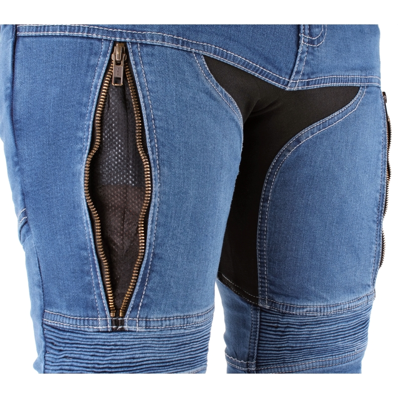 Dámské jeansy na motorku Street Racer Denim