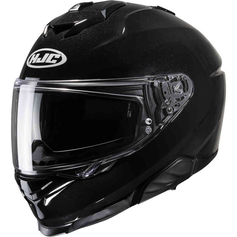 Integruotas motociklininko šalmas HJC i71 Solid black metallic