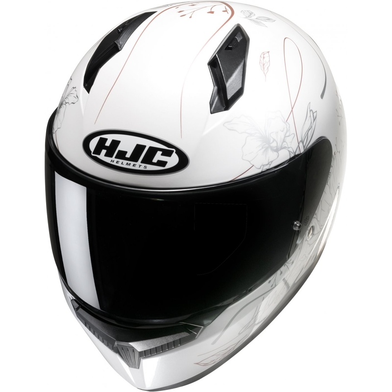 Integruotas motociklininko šalmas HJC C10 Epik MC8 baltas
