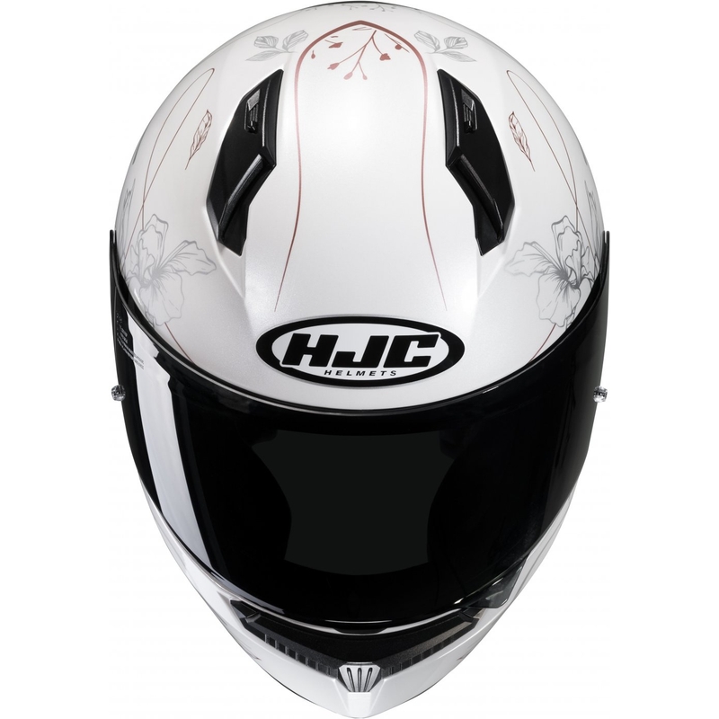 Integruotas motociklininko šalmas HJC C10 Epik MC8 baltas