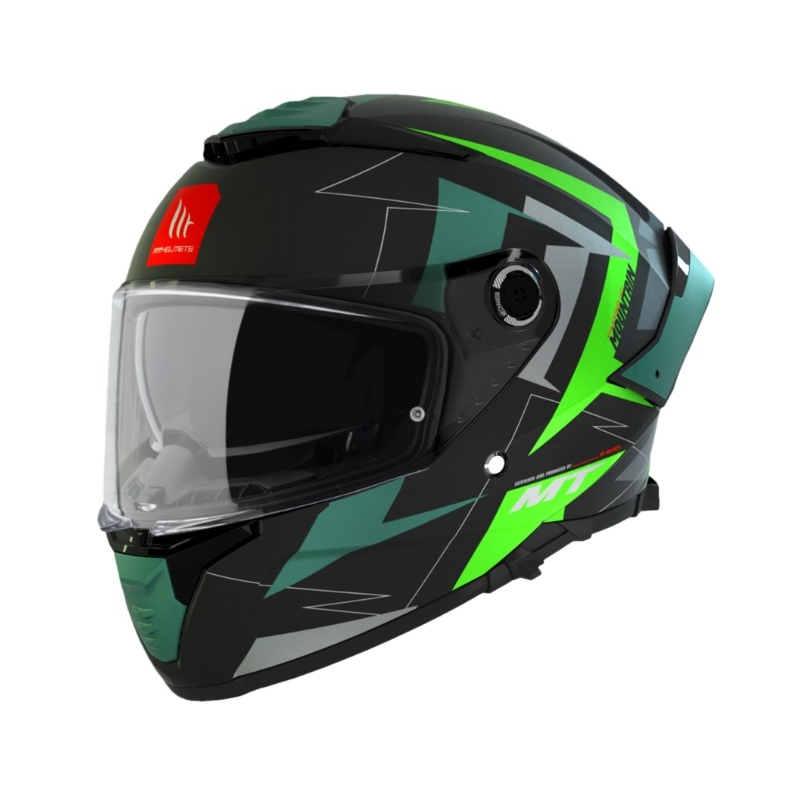 Integrální přilba na motorku MT FF118SV Thunder 4 SV Mountain B6 černo-zelená výprodej