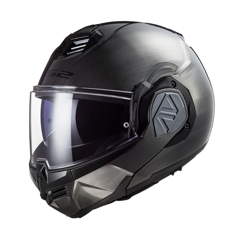 Apverčiamas motociklininko šalmas LS2 FF906 Advant Jeans 06 pilka