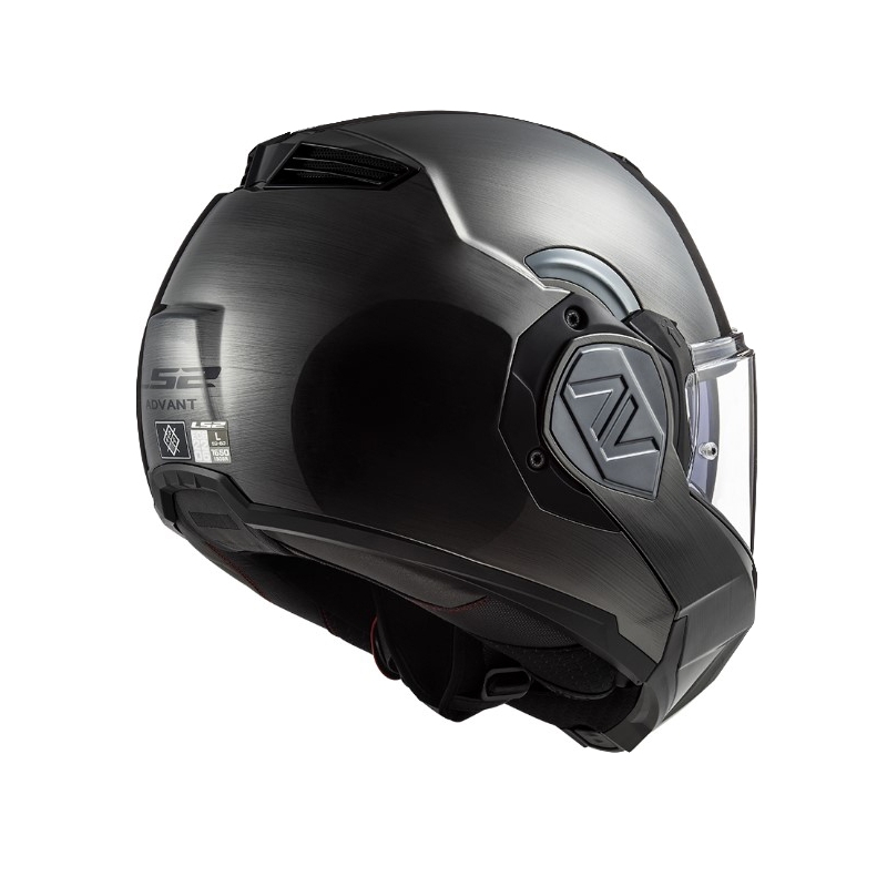 Apverčiamas motociklininko šalmas LS2 FF906 Advant Jeans 06 pilka