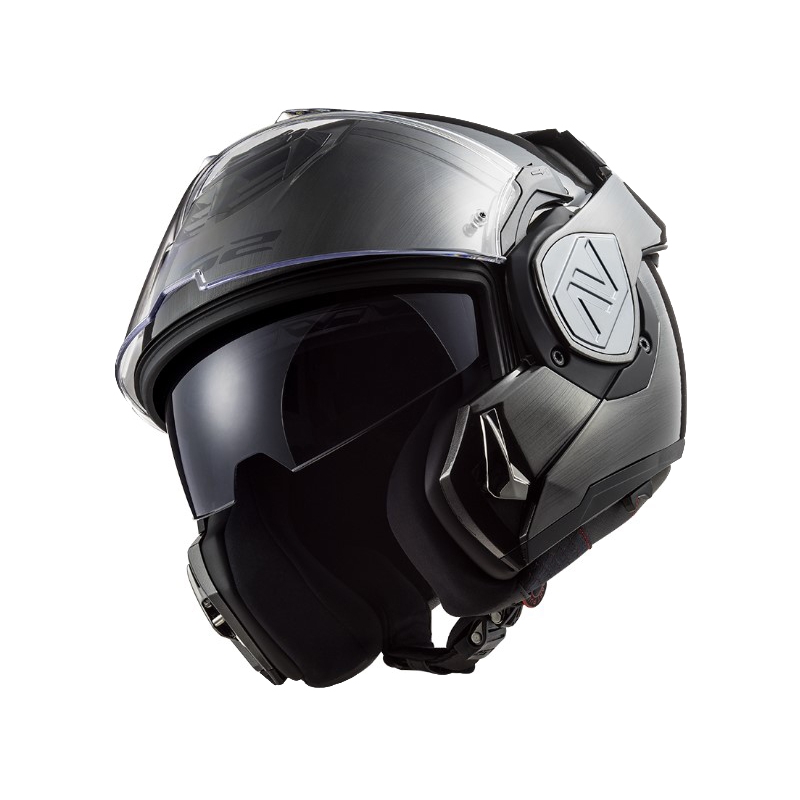 Apverčiamas motociklininko šalmas LS2 FF906 Advant Jeans 06 pilka