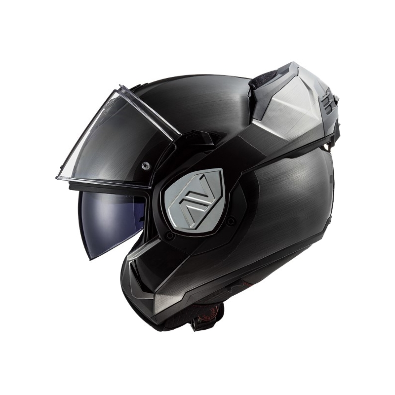 Apverčiamas motociklininko šalmas LS2 FF906 Advant Jeans 06 pilka