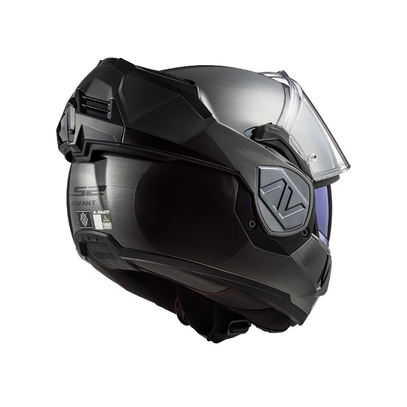 Apverčiamas motociklininko šalmas LS2 FF906 Advant Jeans 06 pilka