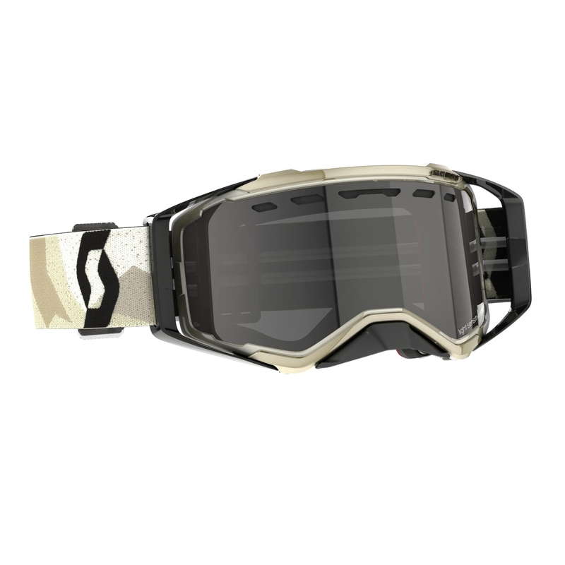 Motokroso akiniai SCOTT Enduro LS camo beige-black-grey